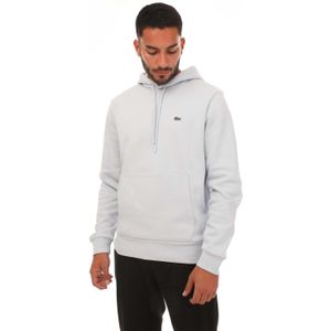 Heren Lacoste Fleece Hoody in Lichtblauw