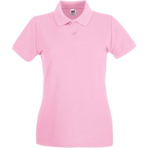 Fruit of the Loom Dames/Dames Premium Piqué Katoen Polo Shirt (Lichtroze)