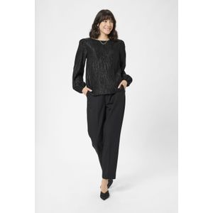 KAFFE - Rizz - Damesblouse - Ruime Snit - Ronde Hals - Lange Mouwen