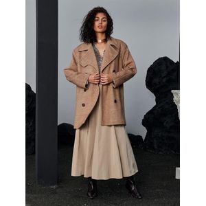 Manteau en laine mélangée