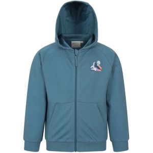 Mountain Warehouse Kinder Moon Mountain Volledige Rits Hoodie (Blauw)
