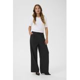 Kaffe - Broek - Zwart - Lauren - Wide Leg - Mid Waist