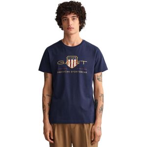 Gant - Archive Shield - T-shirt - Heren - Crew Neck