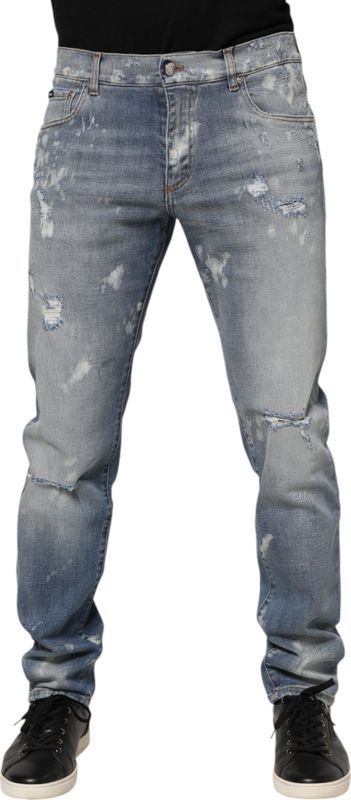 Jeans - Slim Fit - Versleten