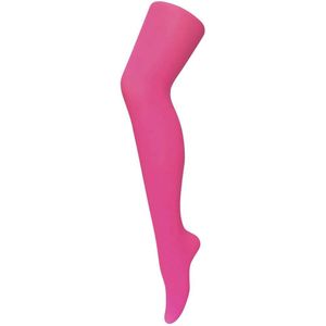 Dames 40 denier nieuwigheid kleurrijke neon panty's - Neon Roze