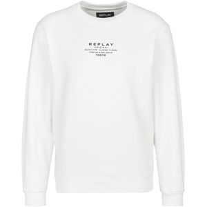 Replay Sweatshirt French Terry Katoen-Poly