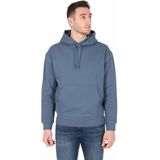 Hugo Boss - Sweatshirt - Blauw - Cotton Blend - Hooded - Lange Mouwen