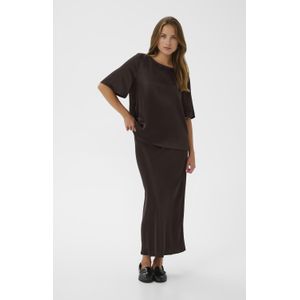 Blouse met korte mouwen KAlotte Blouse met korte mouwen Regular fit dark brown