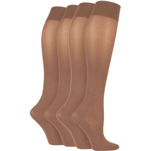 Unisex 4 Paar van 40 Denier Gegradueerde Compressiesokken – Energizing Sokken