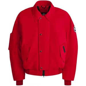 Canada Goose X Arxan Fortune Red Bomber Duck Feather Jacket - Maat S