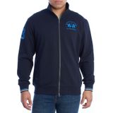 Martina - Sweater - Zwart - Katoen - Volledige Rits