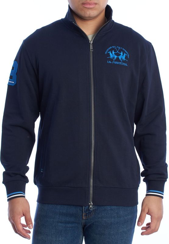 Martina - Sweater - Zwart - Katoen - Volledige Rits