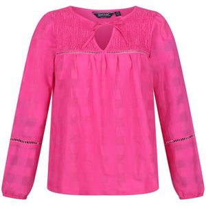 Regatta Dames/dames Calluna Blouse met lange mouwen (Roze Fushion)