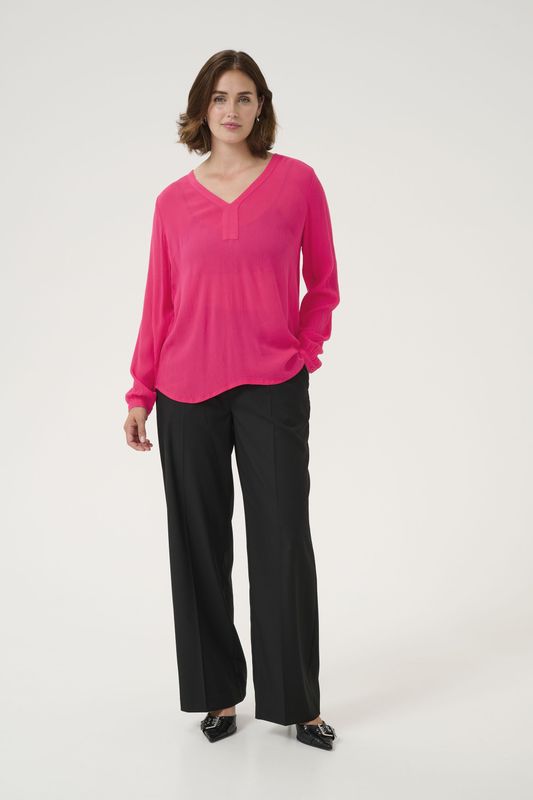 KAFFE - Amber - Damesblouse - Zwart