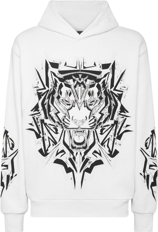 Thunder Tiger - Sweatshirt Met Capuchon - Fleece - Zwart