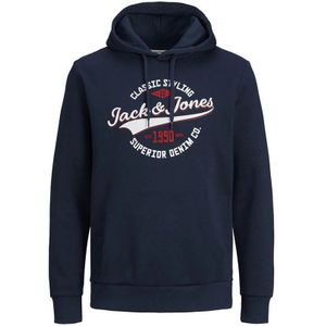 Jack & Jones Hoodies Jwh Logo Sweat Hood  Blauw