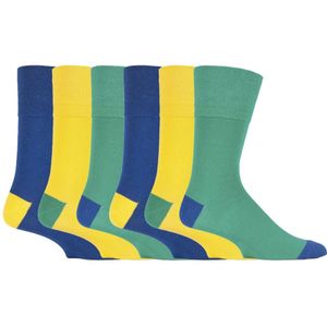 6 paar sokken zonder elastiek herensokken met zachte grip 39-45 Uk - MGG89