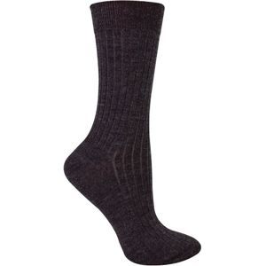 Steven - Dames 1 Paar Originele Merino Wollen Sokken - Outdoor Boot Sokken - Donker Grijs
