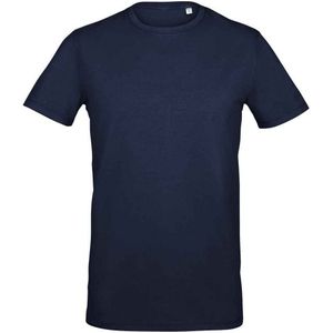 SOLS Heren Millenium Stretch T-Shirt (Franse marine)