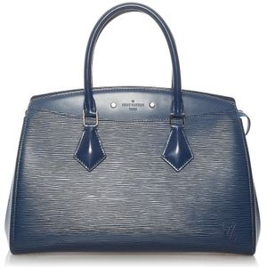 Vintage Louis Vuitton Epi Soufflot MM Blue