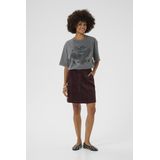 CULTURE - Baela Klay - A-lijnrok - Chocoladebruin