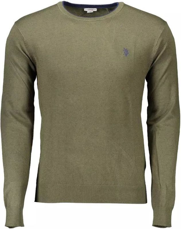 Ronde Hals Trui Lange Mouwen Gebreid