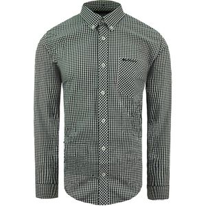 Ben Sherman - Oxford - Overhemd - Zwart/Wit - Lange Mouwen