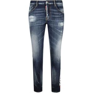 Dsquared2 Skater Jeans Met Grote Print - Maat 36/30