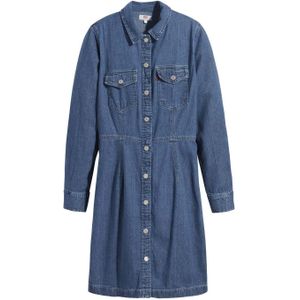 Levis Dames/Dames Ellie Denim Jurk (Denim)
