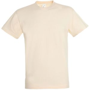 SOLS Heren Regent T-Shirt met korte mouwen (Natuurlijk)