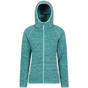 Mountain Warehouse Dames/Dames Lleyn II Melange Full Zip Hoodie (Teal) - Maat 36