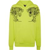 Plein Sport - Hoodie Sweatshirt Tijger - Geel - Katoen