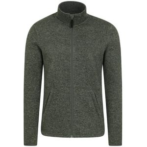 Mountain Warehouse Heren Idris III Full Zip Fleecejack (Groen) - Maat 3XL