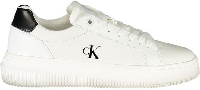 Calvin Klein - Witte Leren Dames Sneaker