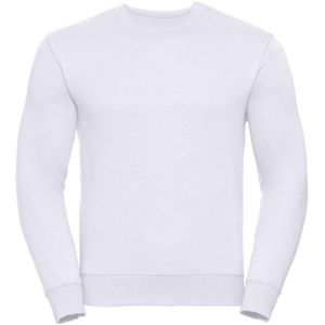 Russell Heren Authentieke Sweatshirt (Slimmer Cut) (Wit)
