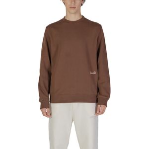 Ontspannen Fit Crewneck Sweatshirt Bruin