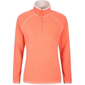 Mountain Warehouse Dames/Dames Montana Half Zip Fleece Top (Koraal)