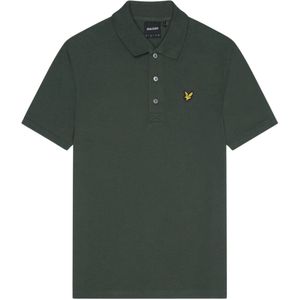 Lyle & Scott - Poloshirt - Diepgroen - Katoen - Logo op de Borst