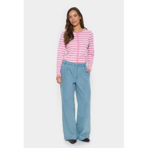 Vest Regular fit pink white