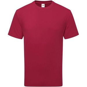 Fruit of the Loom Katoenen uniseks T-shirt voor volwassenen (Veenbes)