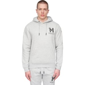 Henleys Heren Tapehen Hoodie (Grijze Mergel)