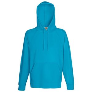 Fruit Of The Loom Heren Lichtgewicht Sweatshirt Met Capuchon / Hoodie (240 GSM) (Azure Blauw)