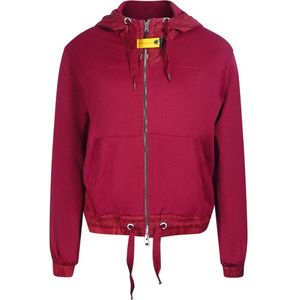 Parajumpers - Hoodie - Bordeauxrood - Met Rits - 100% Katoen