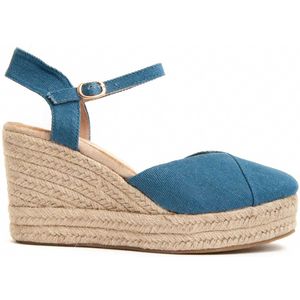 Montevita - Wedge Sparto Sisí - Espadrilles - Blauw