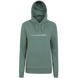 Mountain Warehouse Dames/Dames Wanderlust Geborduurde Hoodie (Groen) - Maat 36