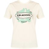 T-shirt - Wit - Katoen - Getailleerde Snit