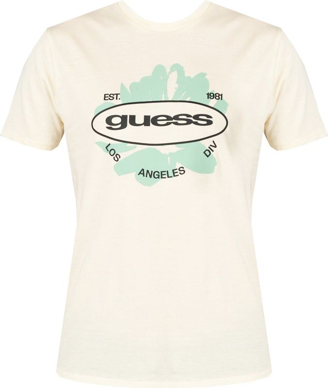 T-shirt - Wit - Katoen - Getailleerde Snit