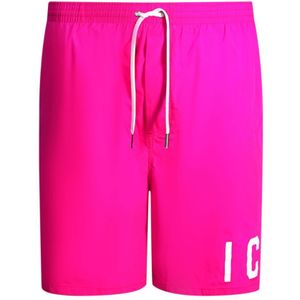 Dsquared2 Icon Logo Pink Swim Shorts - Maat M