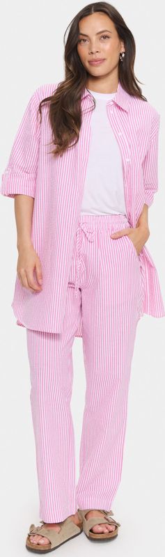 Saint Tropez - Elmiko SZ Pants - Broeken - Roze - Wijde Pijp