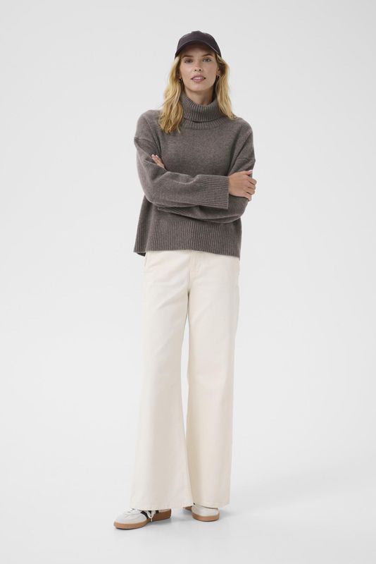 Pullover - CorinaPW - Grijs - Regular Fit